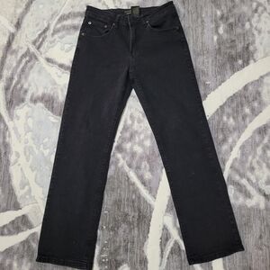 Classic Black Women's Straight Jeans